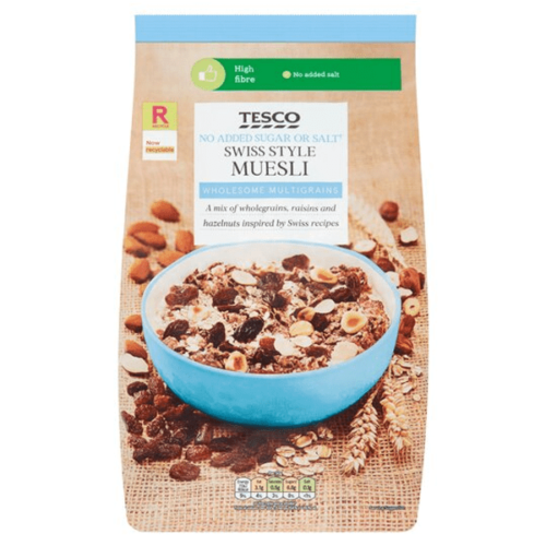 Tesco Swiss Style Muesli 1Kg