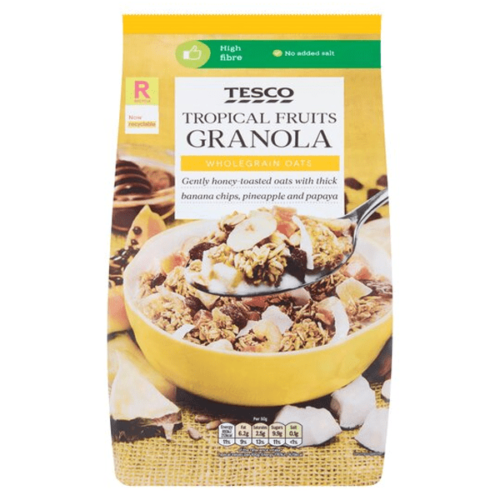 Tesco Tropical Fruits Granola 1Kg