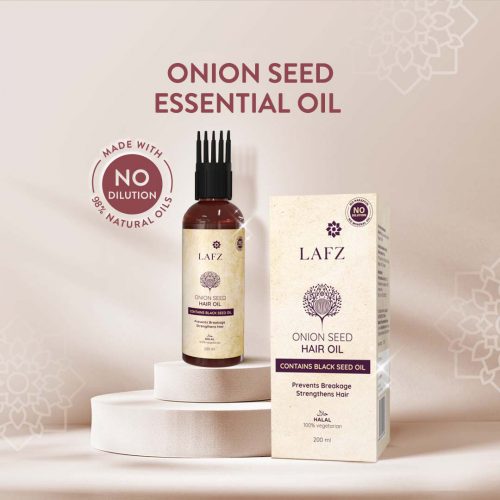 LAFZ Halal Onion Seed Essential Oil For Hair 100ml