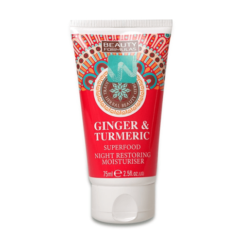 Beauty Formulas Moisturizing night cream Superfood Ginger & Turmeric-75ml