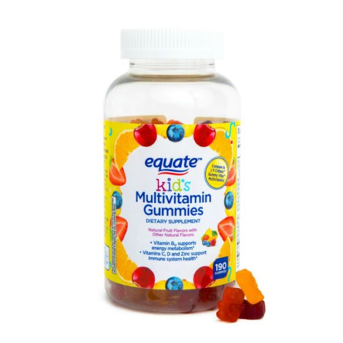 Equate Kid’s Multivitamin Gummies Dietary Supplement-190 count