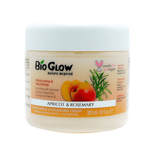 Bio Glow Apricot & Rosemary Moisturising & Nourishing Cream 300ml