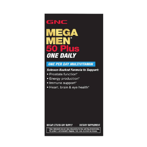 GNC Mega Men 50-Plus Multivitamin-Tablets-60cap