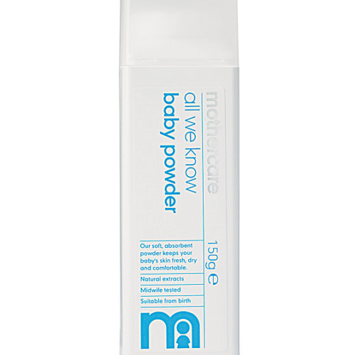 mothercare all we know baby powder 150g