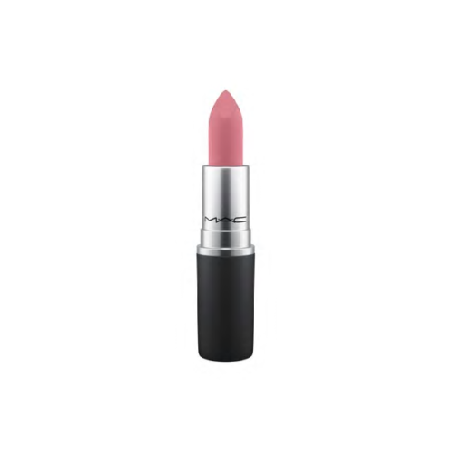 MAC Powder Kiss Lipstick-Sultriness-Baby blue pink