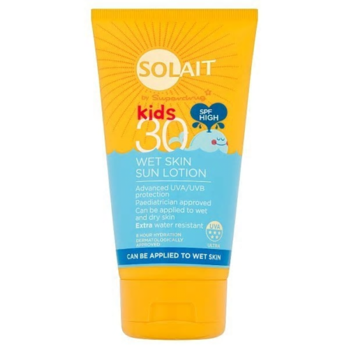 Superdrug Solait Kids Lotion Wet Skin SPF30 150ml