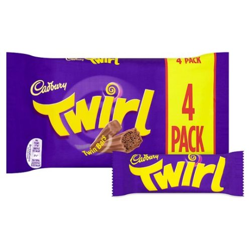 Cadbury Twirl 4pk | Chocolate Bars, Chocolate Multipack
