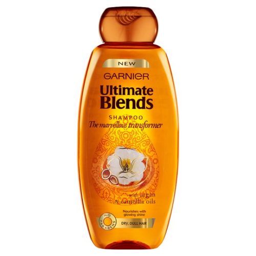 Garnier Ultimate Blends Marvellous Transformer Argan Oil & Camellia Oil Shiny Hair Shampoo 360ml