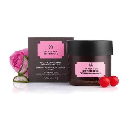 The Body Shop British Rose Fresh Plumping Mask 75ml