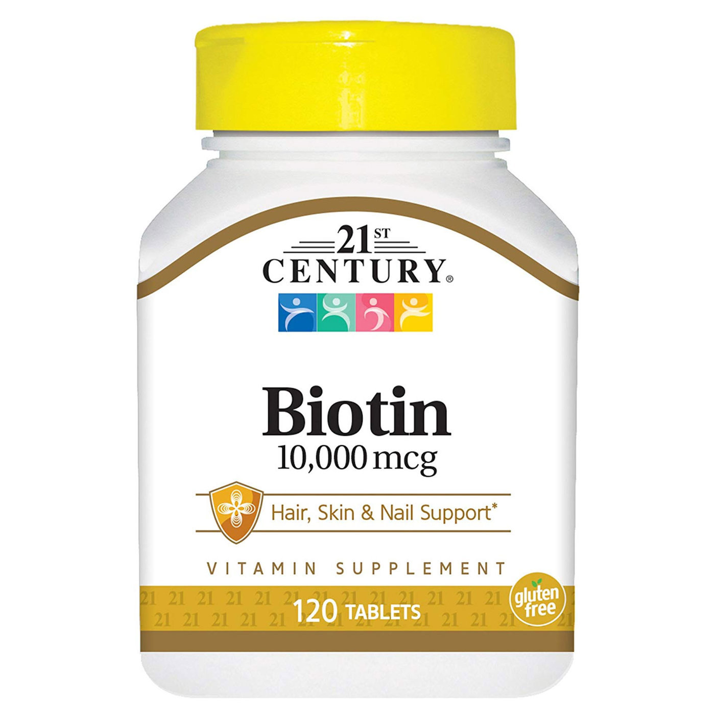 21st Century Biotin 10,000mcg 120 Tablets