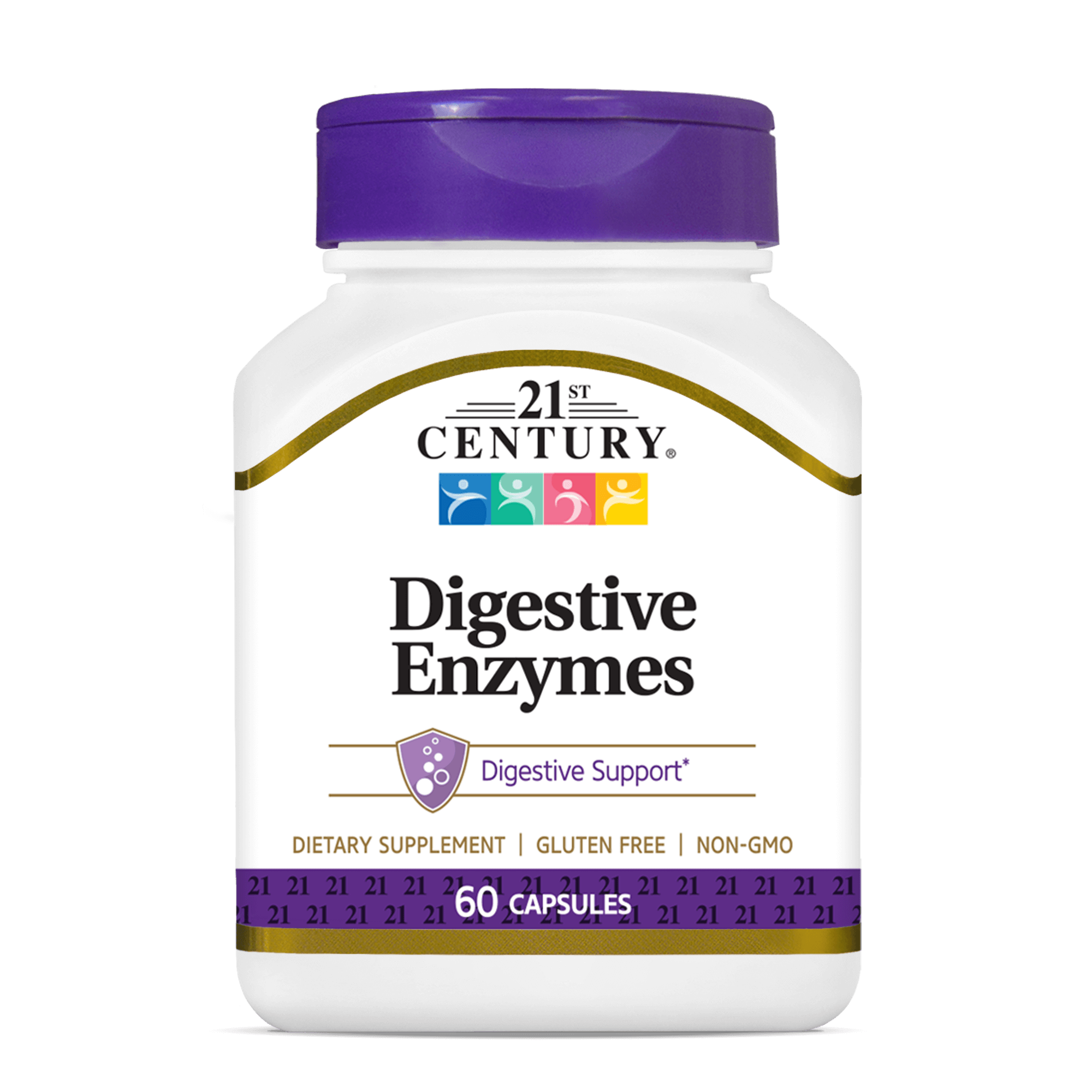 21st Century Digestive Enzymes 60 Capsules
