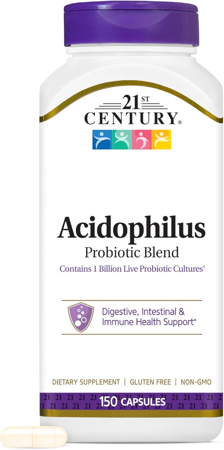 21st Century Acidophilus Probiotic Blend 150 Capsules
