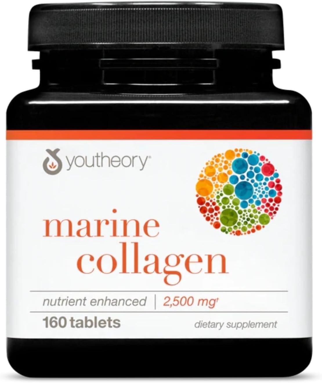 Youtheory Marine Collagen 2500mg 160 Tablets