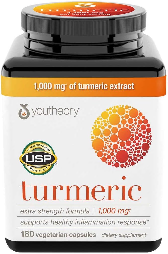 Youtheory Turmeric Extra Strength 1000mg 180 Count