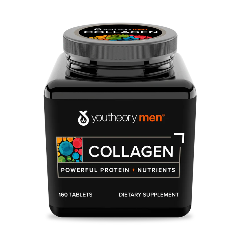 Youtheory Men Advanced Collagen POWERFUL PROTEIN + NUTRIENTS 160 Tablets
