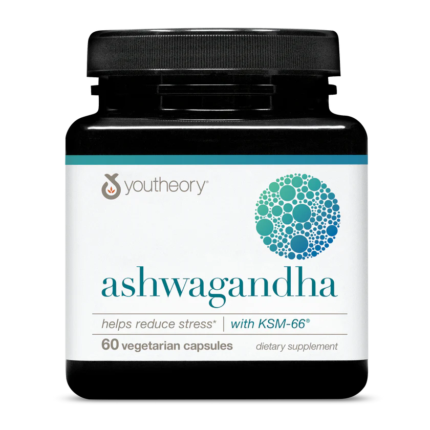 Youtheory Ashwagandha 1,000mg with KSM 66 150 Capsules