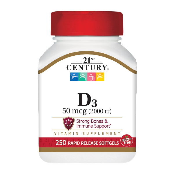 21 Century HealthCare 21st Century Vitamin D3 250