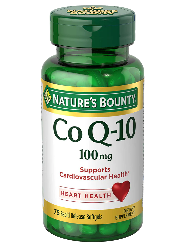 Nature’s Bounty CoQ10 Supports Heart Health 100mg 75 Softgels