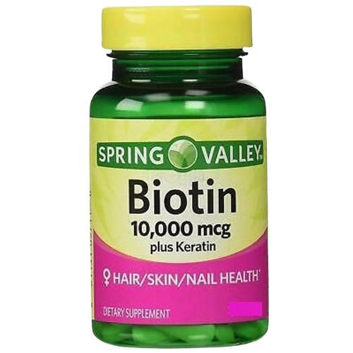 Spring Valley Biotin 10000mcg 60 Tablets