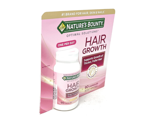 Nature’s Bounty Hair Growth Supports Growth of Thicker Fuller Hair 90 Capsules