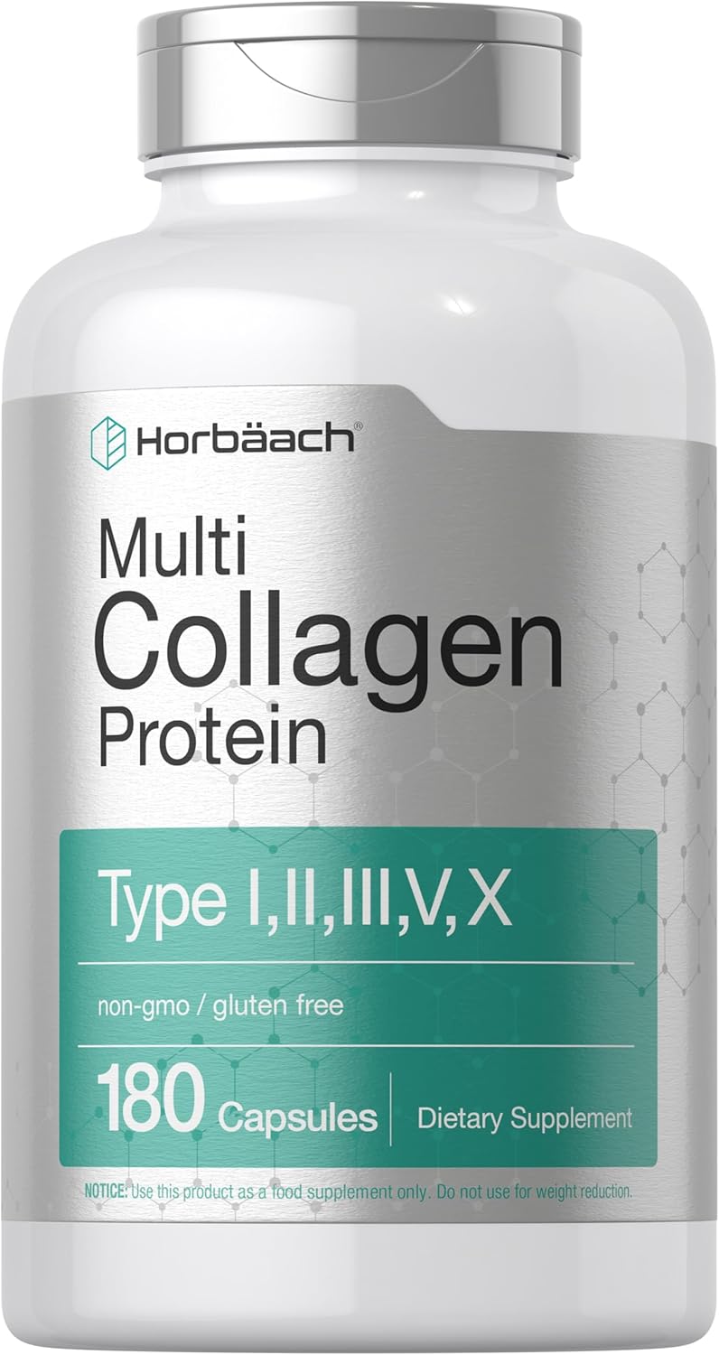 Horbaach Multi Collagen Protein 2000 mg 180 Capsules