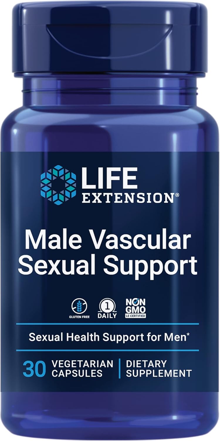 Life Extension Male Vascular Sexual Support 30 Vegetarian Capsules