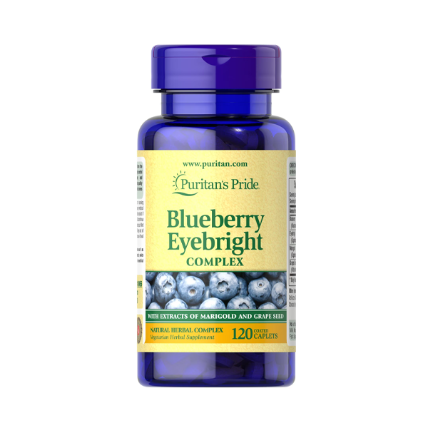 Puritan’s Pride Blueberry Eyebright Complex 120 Caplets