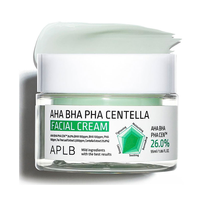 APLB Aha Bha Pha Centella Facial Cream 55ml