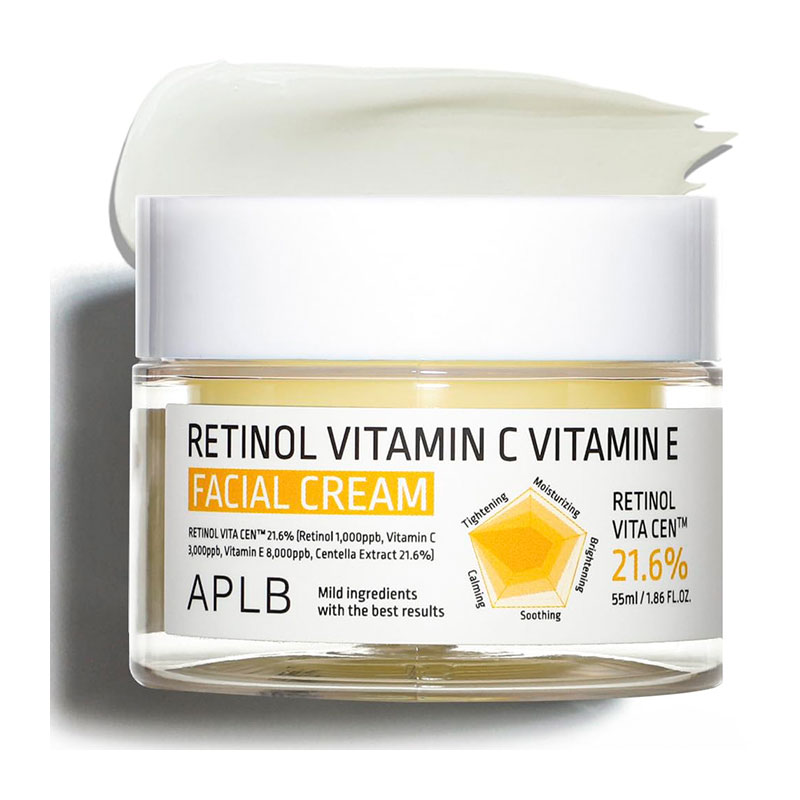 APLB Retinol Vitamin C Vitamin E Facial Cream 55ml