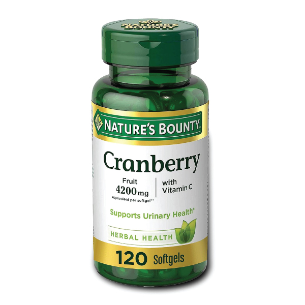 Nature’s Bounty Cranberry 4200mg 120 Softgels
