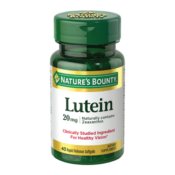 Nature’s Bounty Lutein 20mg 40 Softgels