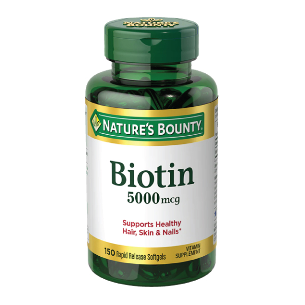 Nature’s Bounty Biotin 5000mcg 150 Softgels
