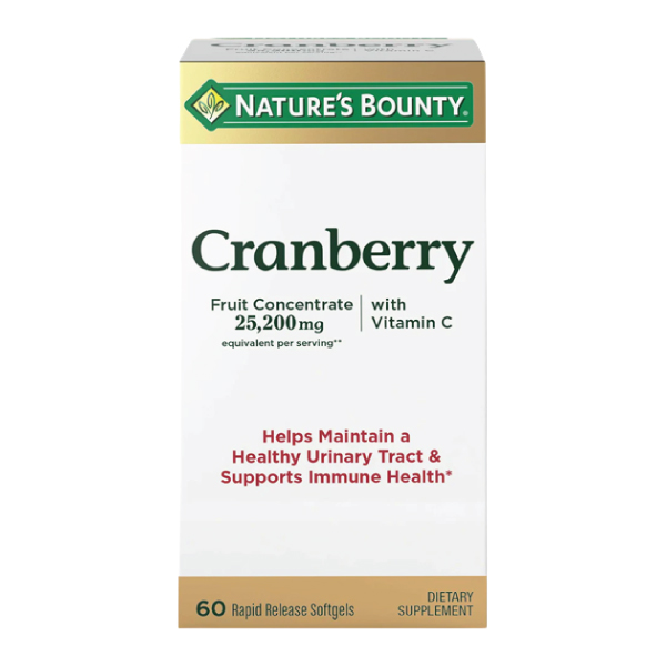 Nature’s Bounty Cranberry 25,200mg 60 Softgels