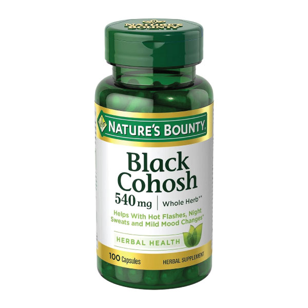Nature’s Bounty Black Cohosh 540mg 100 Capsules