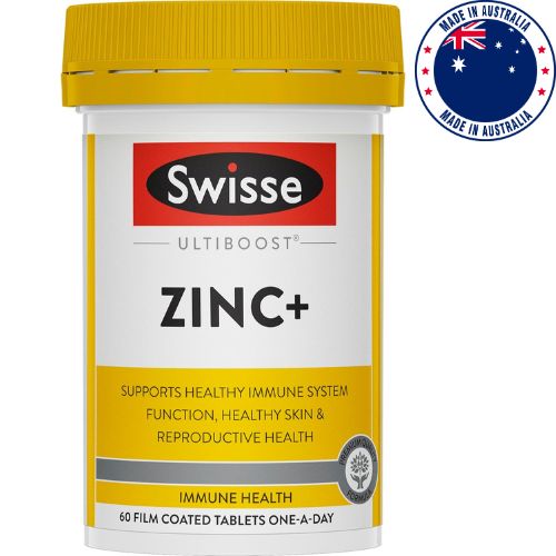 Swisse Ultiboost Zinc+ Immune Health and Antioxidant Support 60 Tablets