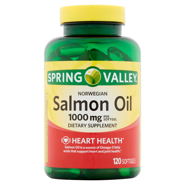 Spring valley norwegian salmon oil 1000 mg 120 softgels