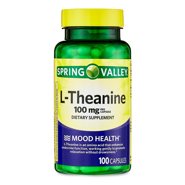 Spring Valley L-Theanine 100mg 100 Capsules