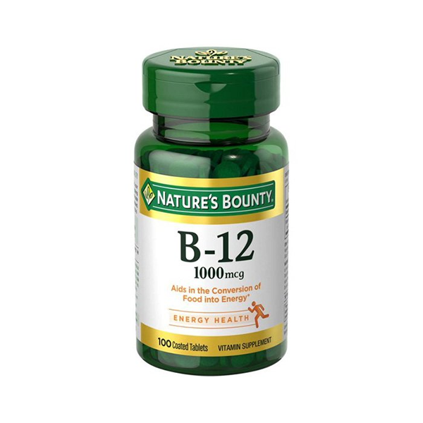 Nature’s Bounty Vitamin B-12 1000Mcg 100 Tablets