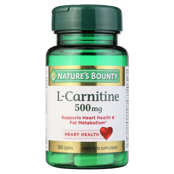 Nature’s Bounty L-Carnitine 500mg 30 Tablets