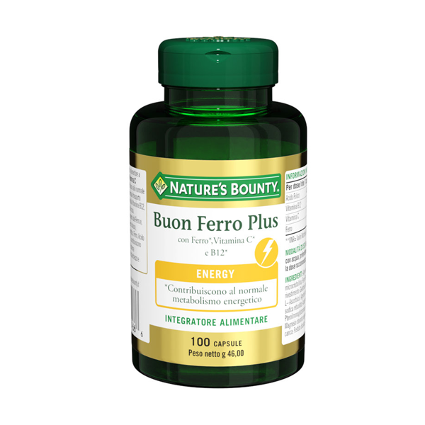 Nature’s Bounty Buon Ferro Plus by 100 capsules
