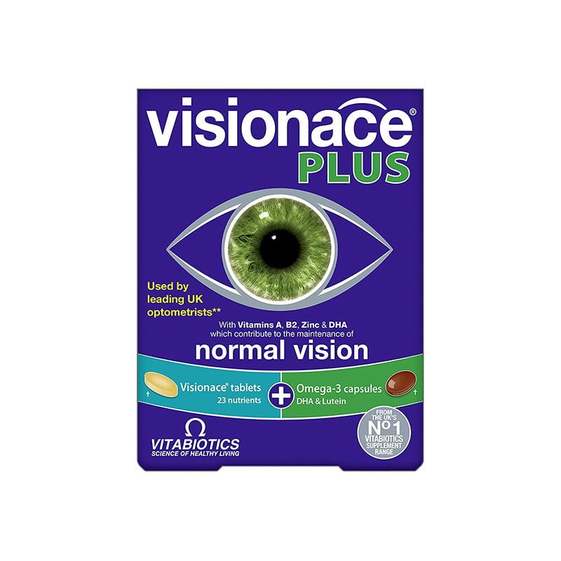 Vitabiotics Visionace Plus Omega-3 56 Tablets