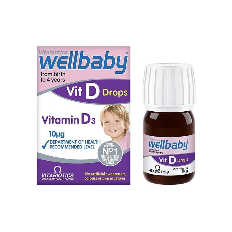 Vitabiotics Wellbaby Vit D Drops 10µg 30ml