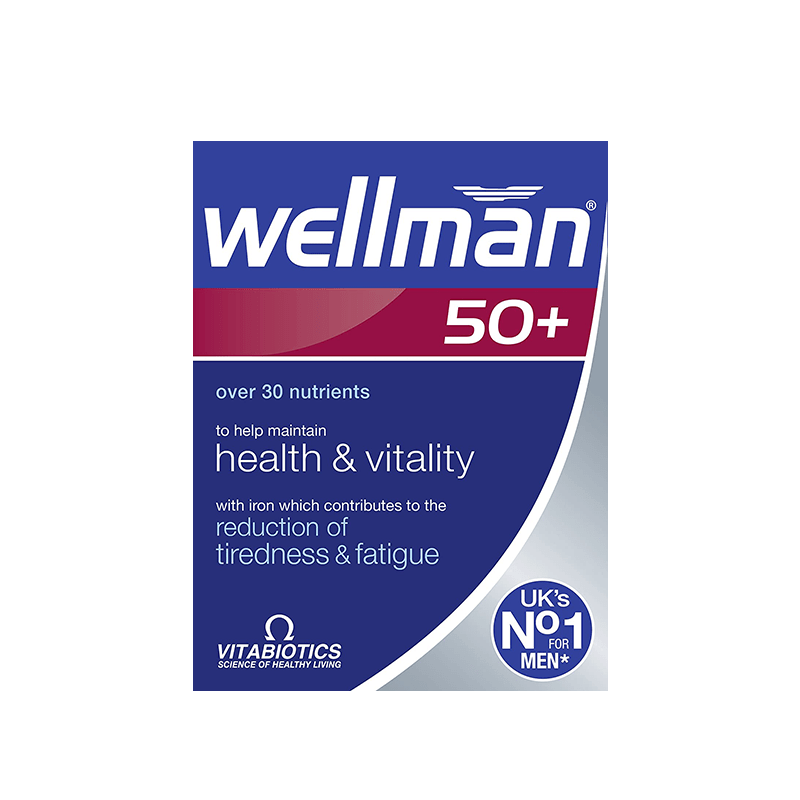 Vitabiotics Wellman 50+30 Tablets