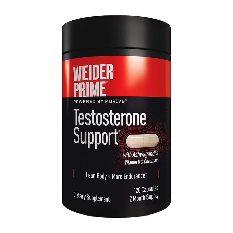 Weider Prime Testosterone Supplement 120 Capsules