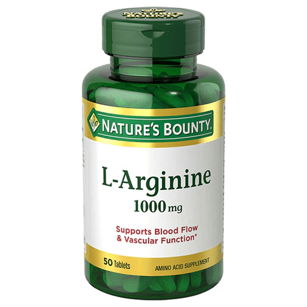 Nature’s Bounty L-Arginine 1,000mg 50 Tablets