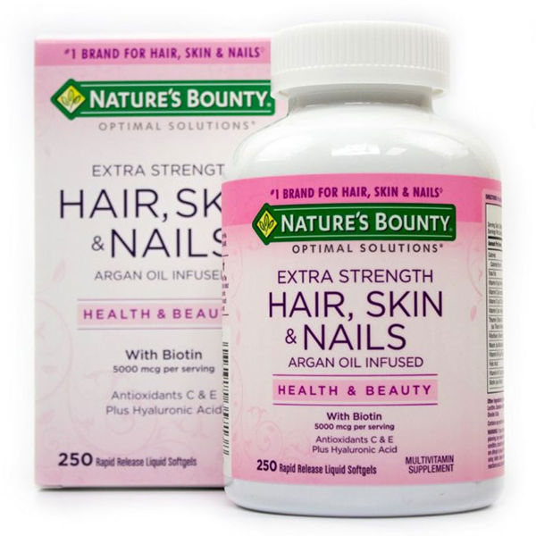 Nature’s Bounty Hair Skin Nails 250 Softgels