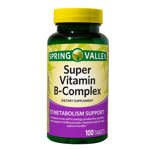 Spring valley super vitamin b-complex 100 Tablets