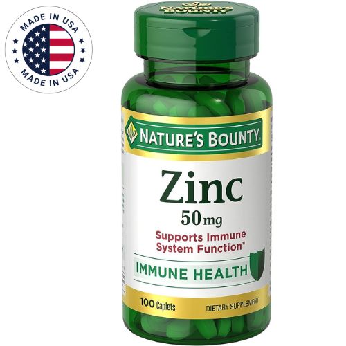 Nature’s Bounty Zinc 50mg 100 Tablets