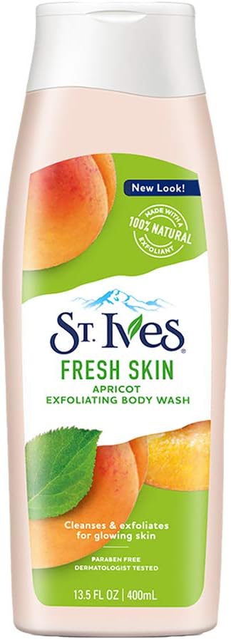 St. Ives Fresh Skin Apricot Exfoliating Body Wash 400ml