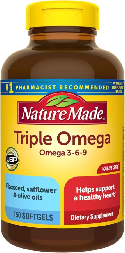 Nature Made Triple Omega-3-6-9 180 Softgels